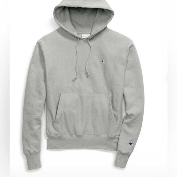 CHAMPION Men’s Reverse Weave Hoodie, C Logo Oxford Gray X-Small New with… - Picture 5 of 16